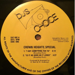Crown Heights Affair - I got something for ya / Is it as good as it looks / Your love makes me hot / I struck gold (Vinyl)