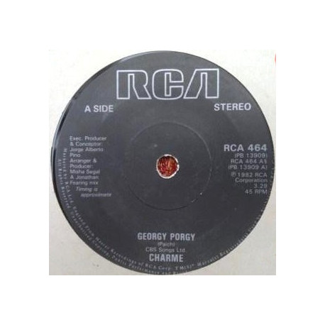 Charme feat Luther Vandross - Georgy porgy (Disco mix / Instrumental) / Hues Corporation - Rock the boat (12" Vinyl)