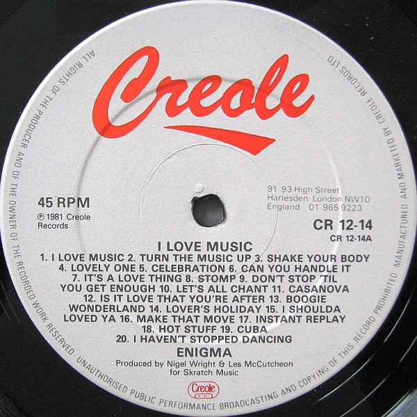 Enigma - I love music (Medley) Original Version / Remix Version