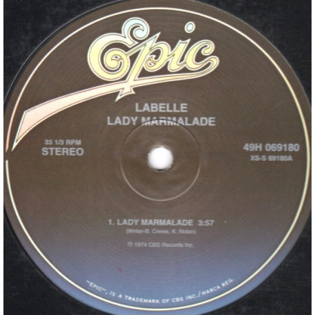 Labelle - Lady marmalade (Original Version) / Messin with my mind (2 Classics on 1 Vinyl) SEALED