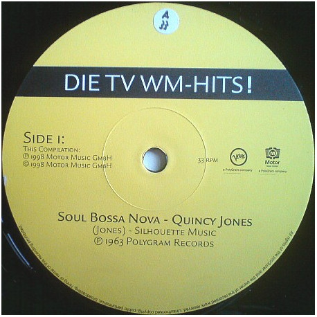 Quincy Jones - Soul Bossa Nova / Tamba Trio - Mas Que Nada (12" Vinyl Record)
