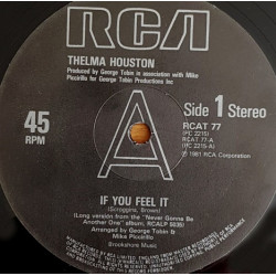 Thelma Houston - If you feel it (Full Length Version) / Hollywood