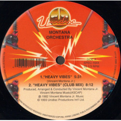 Montana Sextet - Heavy vibes (Club mix / Original Version) / Number 1 Dee Jay (Full Length Version) 12" Vinyl