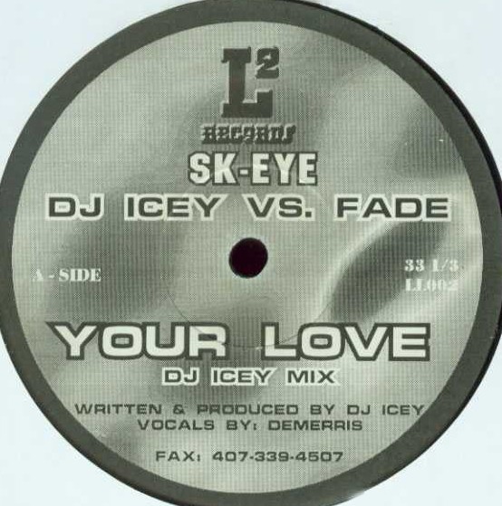 DJ Icey vs Fade - Your love (DJ Icey mix / Fade mix) 12" Vinyl