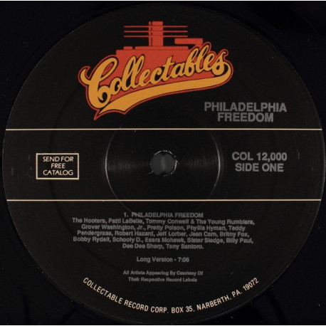 Philadelphia Allstars feat Teddy Pendergrass, Phyllis Hyman, Jean Carn, Billy Paul & Sister Sledge - Philadelphia freedom