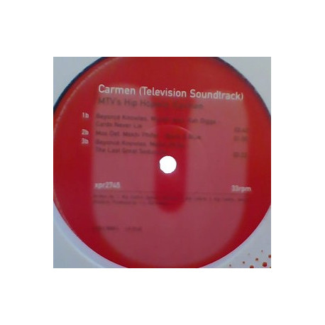 Carmen - 6 track LP Sampler featuring Mos Def , Rah Digga , Wyclef Jean and more.