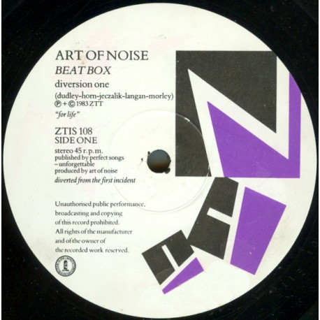 Art Of Noise - Beatbox (Diversion One / Diversion Two)