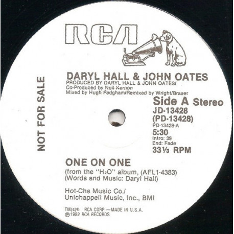 Daryl Hall & John Oates - One on one (Long version) one sided promo