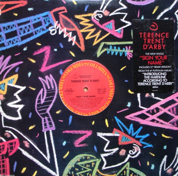Terence Trent Darby - Sign your name (Full Length Version / Edited Version) 12" Vinyl Record Promo