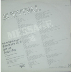 Melle Mel & Duke Bootee Of Grandmaster Flash and the Furious Five - Survival (Message 2)  Vocal Version / Instrumental Version