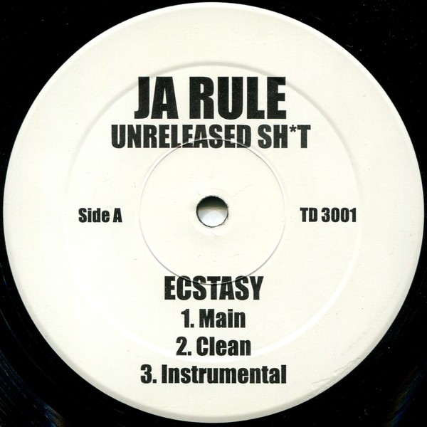Ja Rule - Unreleased Sh.t  featuring  Murder 4 life / Freestyle / Still inc / Ecstacy (Main mix / Clean mix / Instrumental)