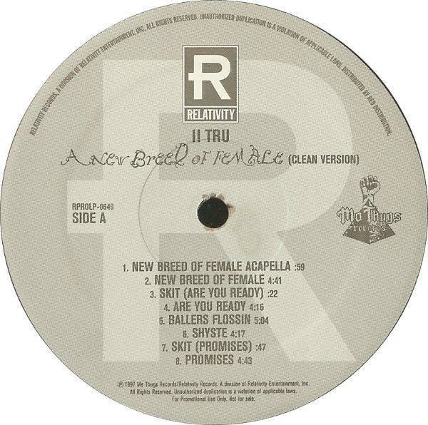 II Tru - A new breed of female( LP (Clean Version)