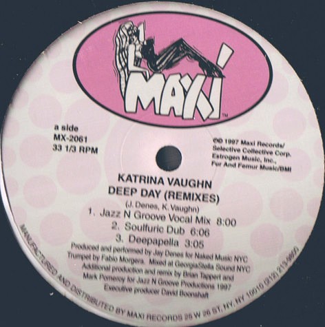 Katrina Vaughn - Deep Day (Jazz N Groove / Wild Cat Mixes) 12" Vinyl Record