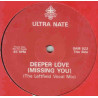 Ultra Nate - Deeper Love (Leftfield Vocal Mix / Leftfield Dub)  12" Vinyl Record Promo