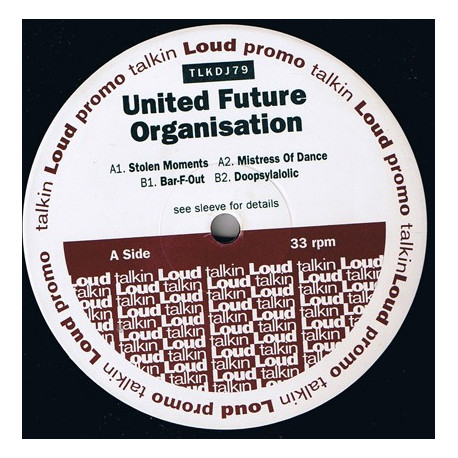 United Future Organisation EP feat Stolen Moments / Mistress Of Dance / Magic Wand Of Love (12" Vinyl Record) Promo
