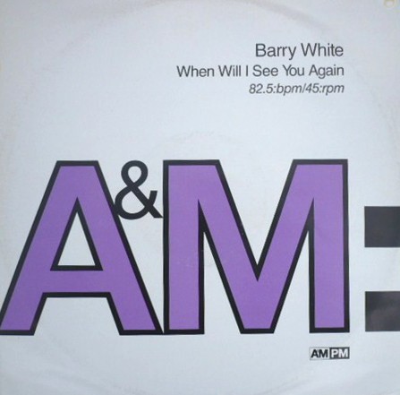 Barry White - When Will I See You Again (See You Soon Remix) Promo (12" Vinyl Record)
