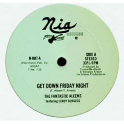 Aleem feat Leroy Burgess - Get down Friday night (M&M Special Remix 1 / M&M Special Remix 2) 12" Vinyl Record