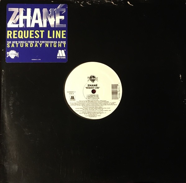 Zhane - Request line (LP Version / Extended mix / Instrumental / Prettypella / Acappella) 12" Vinyl Record