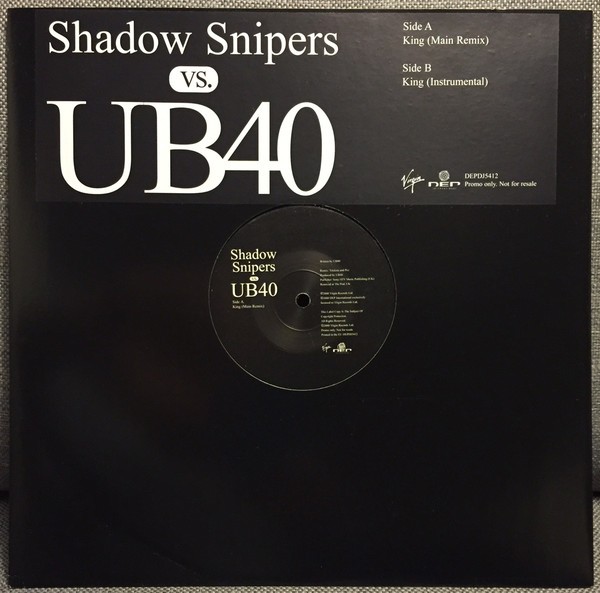 UB40 - King (Shadow Snipers Main Remix / Shadow Snipers Instrumental) Promo