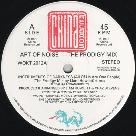 Art Of Noise - Instruments of darkness (Prodigy Remix) / LEF (Mark Brydon mix) / Hammersmith to Tokyo and back (Live Version)
