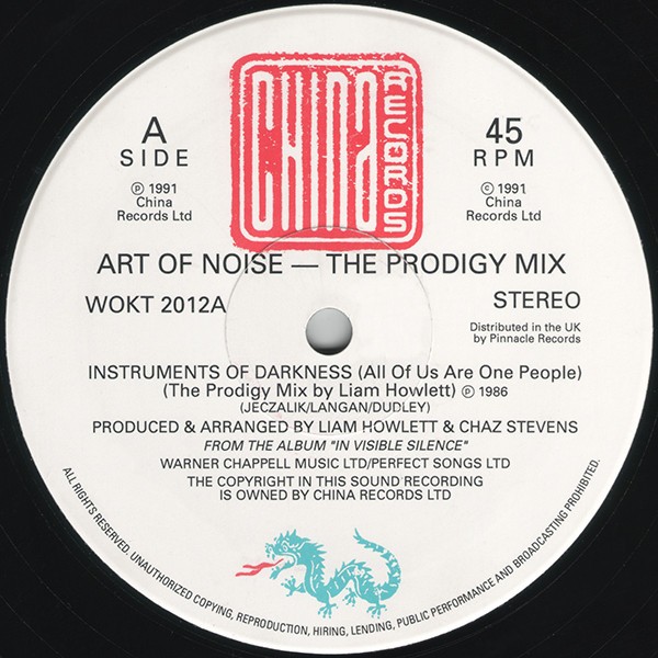 Art Of Noise - Instruments of darkness (Prodigy Remix) / LEF (Mark Brydon mix) / Hammersmith to Tokyo and back (Live Version)