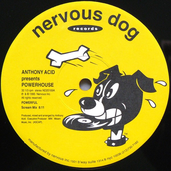 Anthony Acid presents Powerhouse - Powerful (Powerful mix / Scream mix) 12" Vinyl Record