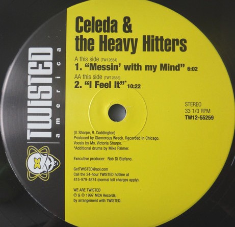 Celeda & The Heavy Hitters - Messin with my mind / I feel it (12" Vinyl Record)