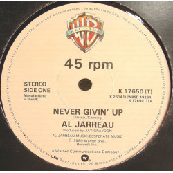 Al Jarreau - Never givin up (LP Version) / Distracted (LP Version) 12" Vinyl Record