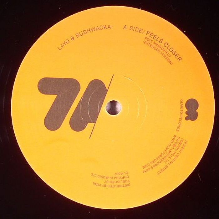 Layo & Bushwacka - Feels closer (Extended Version / Peace Division Remix) 12" Vinyl Record