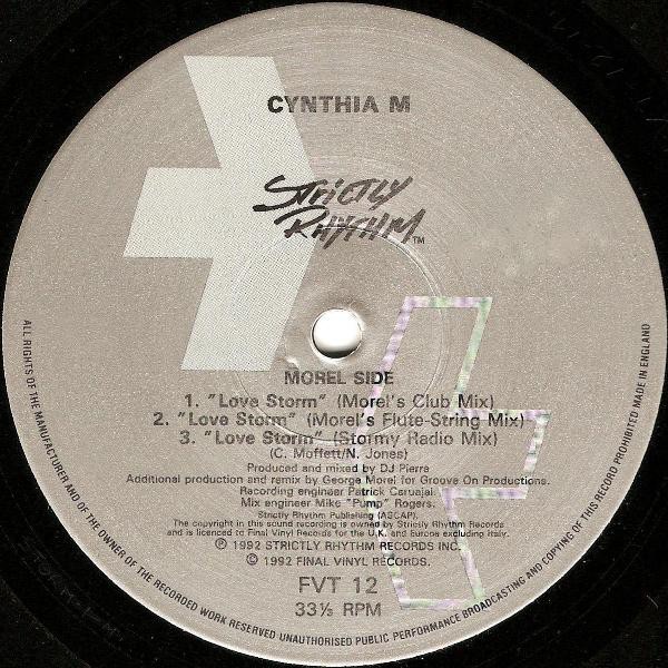 Cynthia M - Love storm (3 George Morel Mixes / 3 DJ Pierre Mixes) 12" Vinyl Record