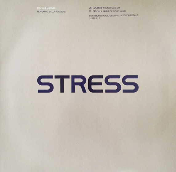 Chris & James - Ghosts (feat Sally Rogers) Triumvirate mix / Spirit Of Ophelia mix (12" Vinyl Record Promo)