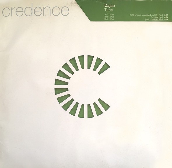 Dajae - Time (2 King Unique Mixes / 2 G Club Mixes / Original mix / Dub Mix) 12" Vinyl Record Doublepack