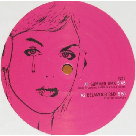 David Guetta - Love dont let me go (Summer Remix / Belamour Remix / Antoine Clamaran Remix / Acappella) 12" Vinyl Record Promo