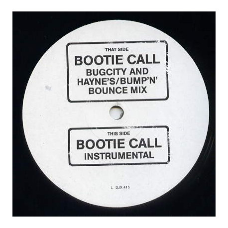 All Saints - Bootie call (Bugcity & Haynes Bumpn Bounce Mix / Instrumental) 1 of 400 Promo (12" Vinyl Record)