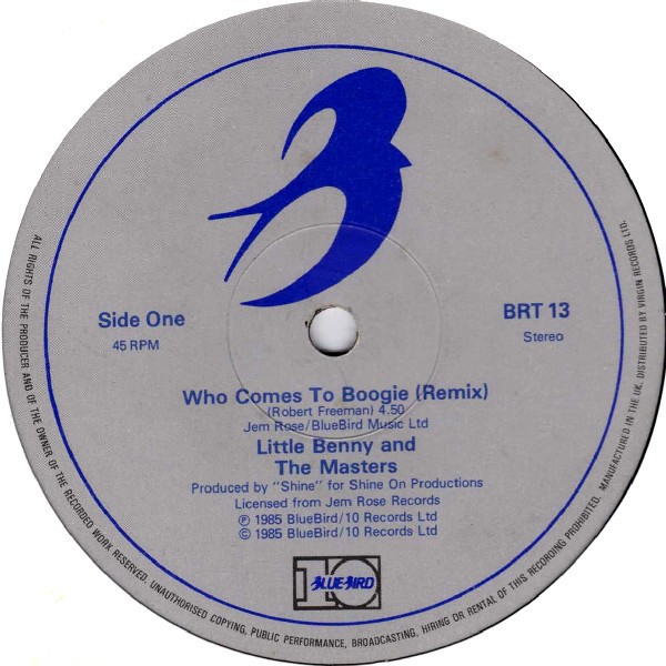 Little Benny & The Masters - Who Comes To Boogie (Mastermind Mix / Club Mix) 12" Vinyl Record