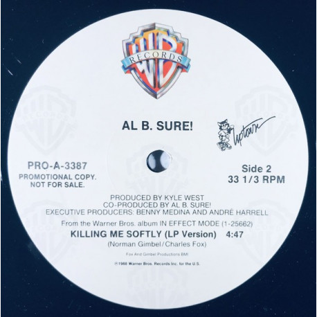 Al B Sure - Killing me softly (LP Version / Radio Edit) 12" Vinyl Record Promo