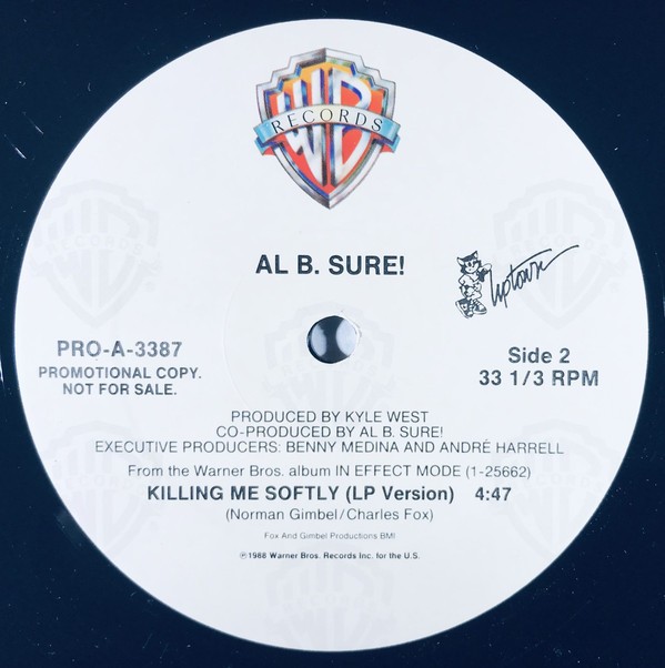 Al B Sure - Killing me softly (LP Version / Radio Edit) 12" Vinyl Record Promo