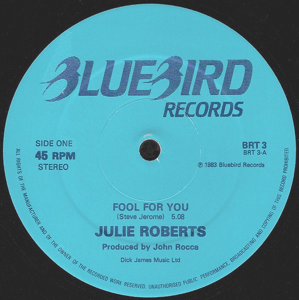 Julie Roberts - Fool for you (Full Length Version) / It's been a long long time (12" Vinyl Record)
