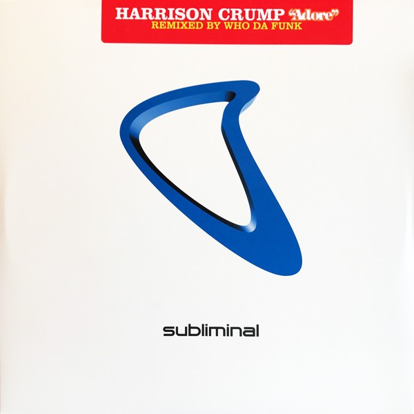 Harrison Crump - Adore (Main mix / Who Da Funk mix / Full Vocal mix / Instrumental / Acappella) 12" Vinyl Doublepack