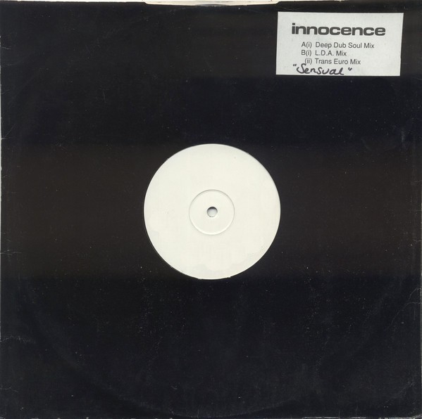Innocence - Sensual (Deep Dub Soul mix / LDA mix / Trans Euro mix) 12" Vinyl Promo