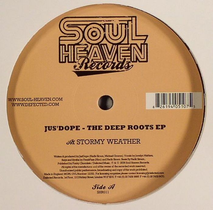 Jus Dope - Stormy weather / Deep shit / Roots (12" Vinyl Record)