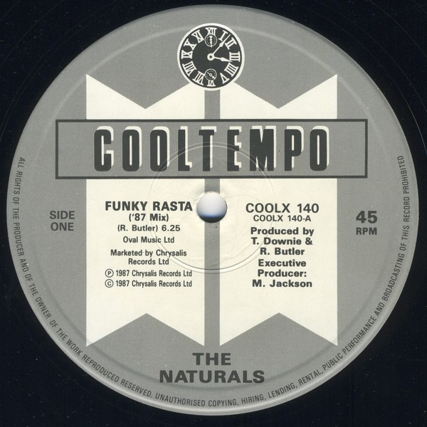 Naturals - Funky rasta (87 mix + Original Jam) / Dub rasta (12" Vinyl Record)