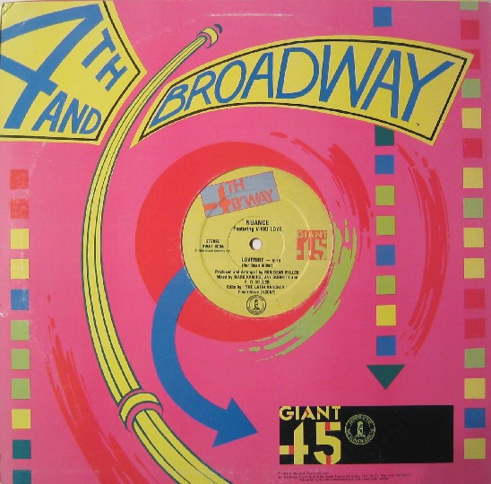 Nuance featuring Vikki Love - Loveride (Latin Rascals Extended mix / Latin Rascals Dubride / Short Version) 12" Vinyl Record