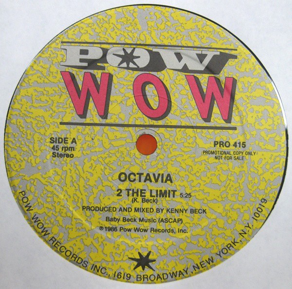 Octavia - 2 the limit (Long Version / Short Version / Instrumental) 12" Vinyl Record Promo