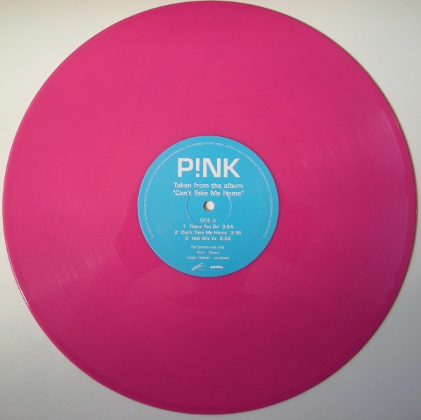 Pink - Cant take you home (5 trk LP sampler inc Love Is Such A Crazy Thing & There You Go) Pink Vinyl Promo