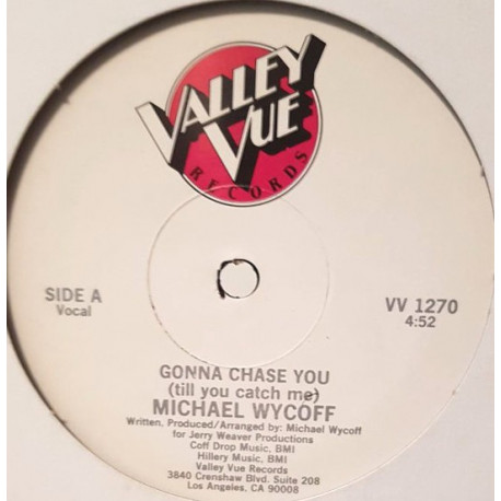 Michael Wycoff - Gonna chase you (Vocal Version / Instrumental) 12" Vinyl Record