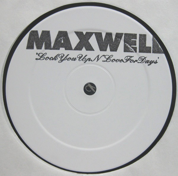Maxwell - Lock you up n love for days (Full Length Version) 12" Vinyl Record Promo