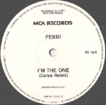 Perri - I'm the one (Extended LP Version / Dance Version) 12" Vinyl Record Promo