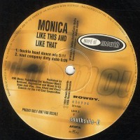 Monica - Like this & like that (Allstar Remix / KO Remix / Buckle Head Dance Mix / Soul Company Dub) 12" Vinyl Record Promo