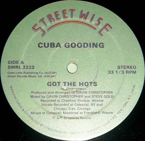 Cuba Gooding - Got the hots (Extended Version / Instrumental) 12inch Vinyl Record